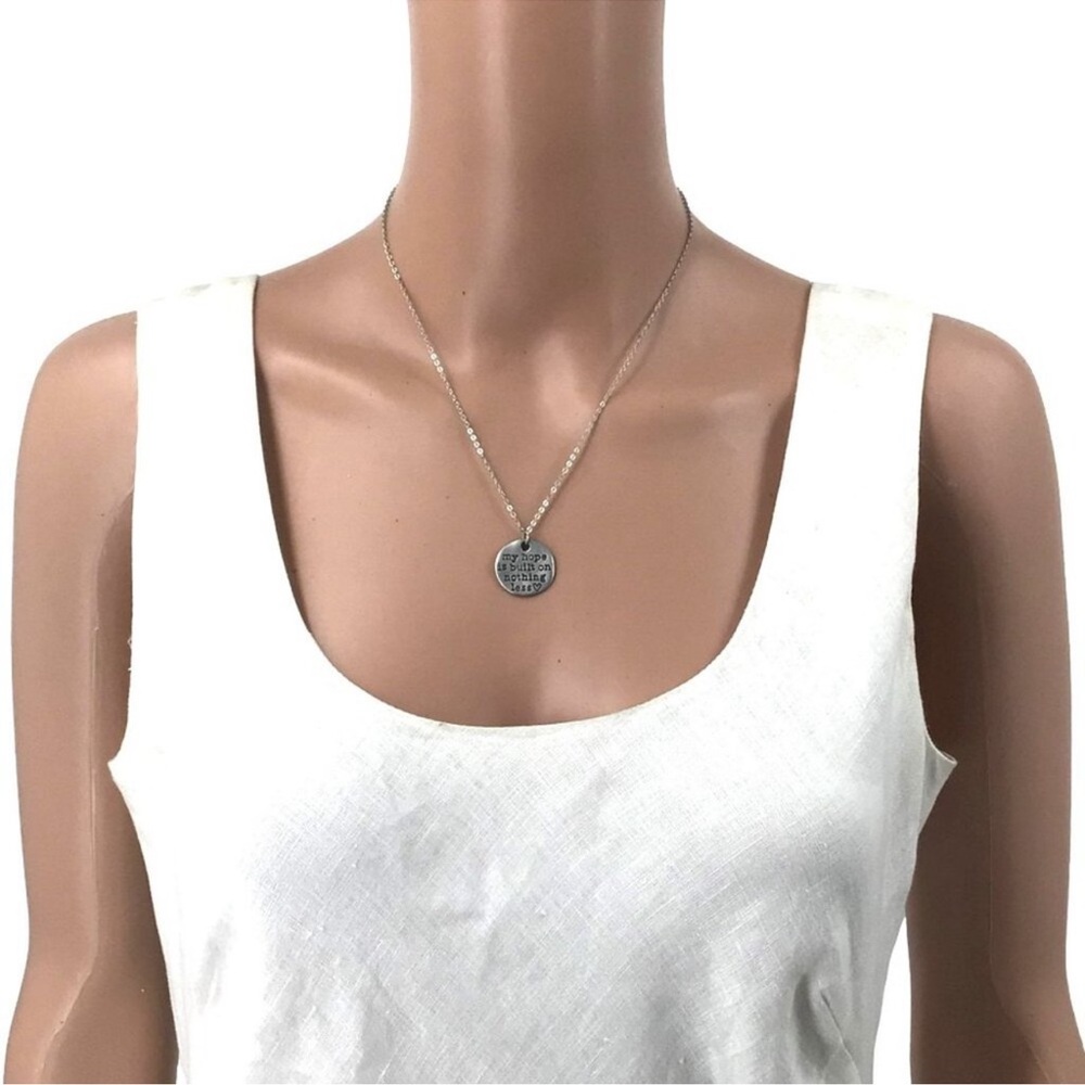 Lisa Leonard Designs “My Hope Is Built On Nothing Less” Necklace - Picture 11 of 11